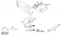 Bosch 3 601 H81 L03 GWS-22-180-H Angle-Grinder Spare Parts